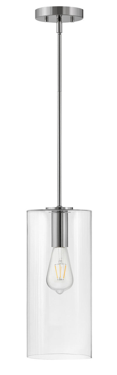 Lark Living Lane Single Light Pendant in Polished Nickel 83377PN