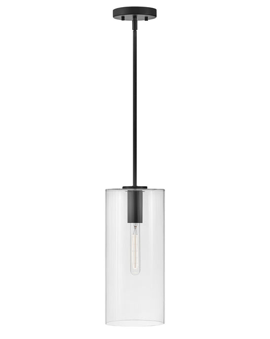 Lark Living Lane Single Light Pendant in Black 83377BK