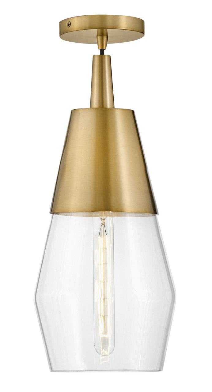 Lark Living Livie Single Light Pendant in Lacquered Brass 83397LCB