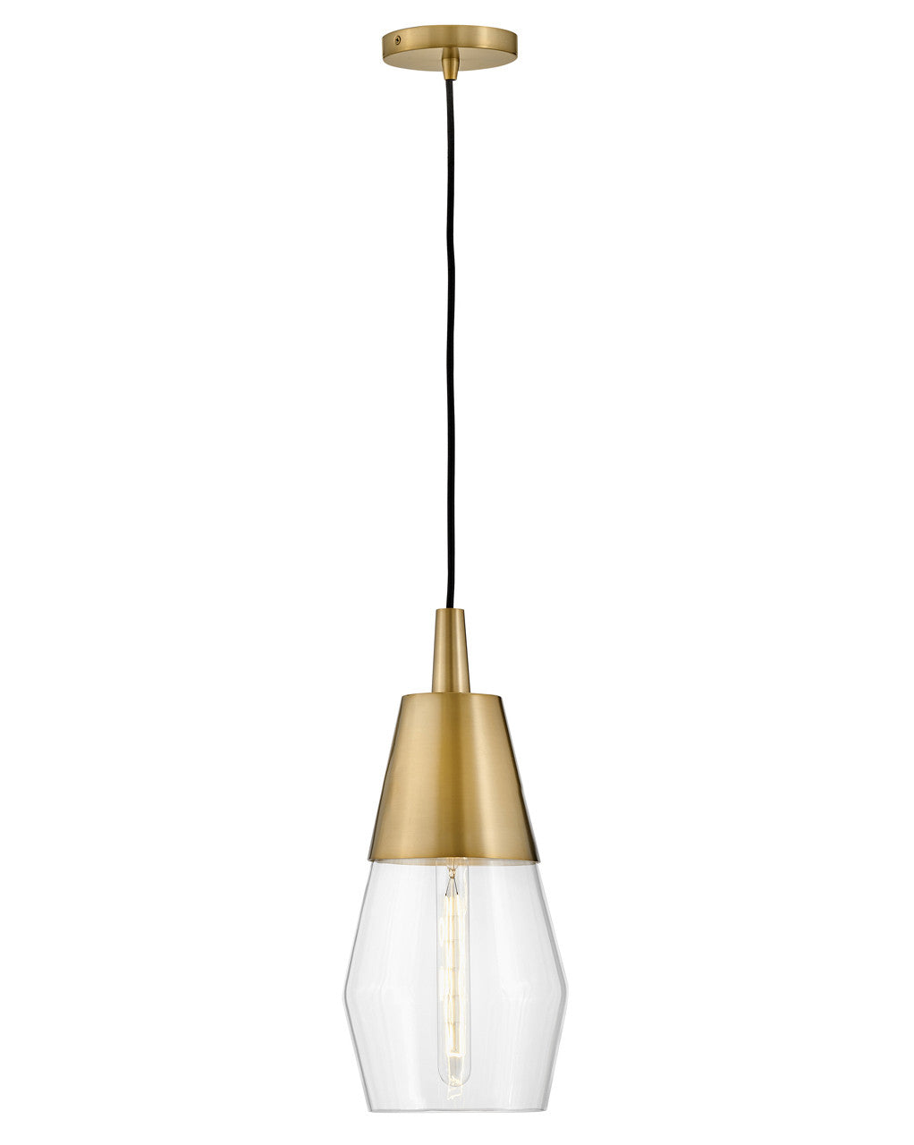 Lark Living Livie Single Light Pendant in Lacquered Brass 83397LCB