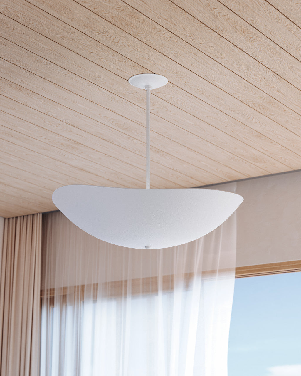 Hudson Valley Lighting Fabius Pendant in White Plaster 1436-WP