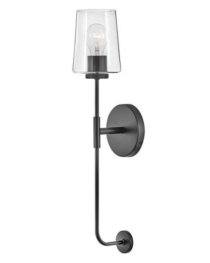 Lark Living Kline Single Light Tall Sconce in Black 83450BK