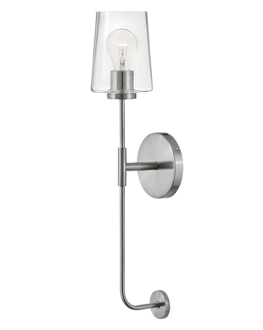 Lark Living Kline Single Light Tall Sconce in Brushed Nickel 83450BN