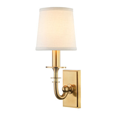 Hudson Valley Lighting Carroll Wall Sconce in Aged Brass 8400-AGB