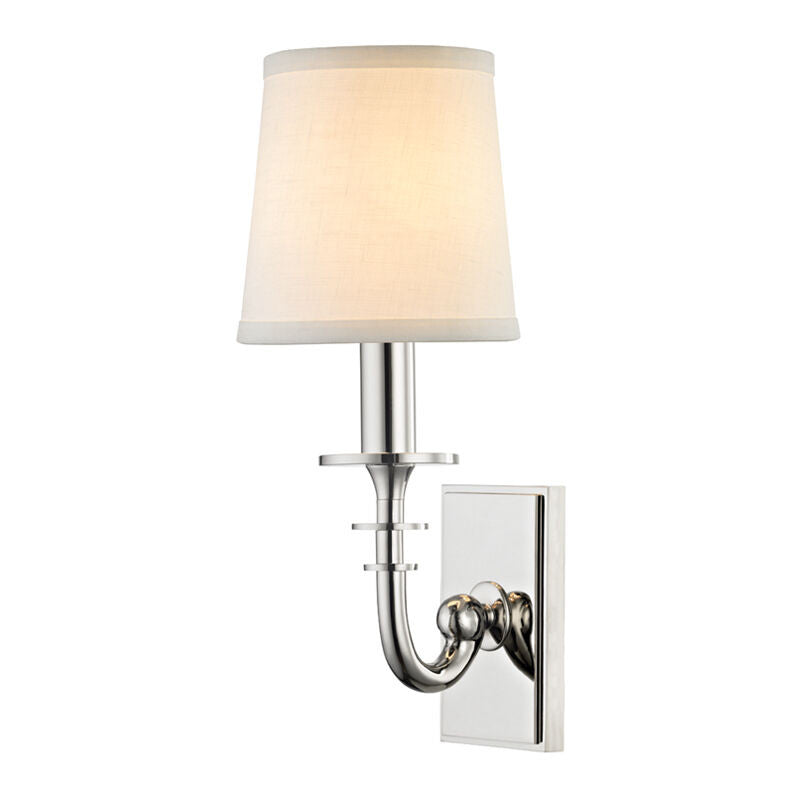 Hudson Valley Lighting Carroll Wall Sconce in Polished Nickel 8400-PN