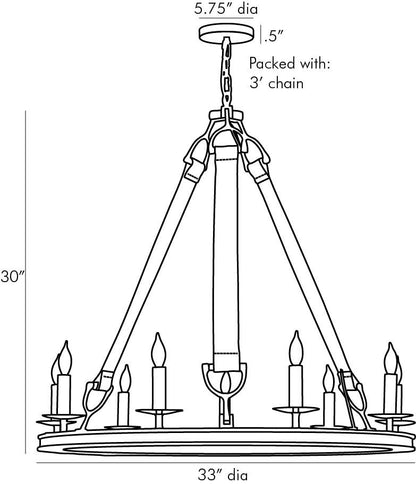 Arteriors Home Chaney Chandelier 84031