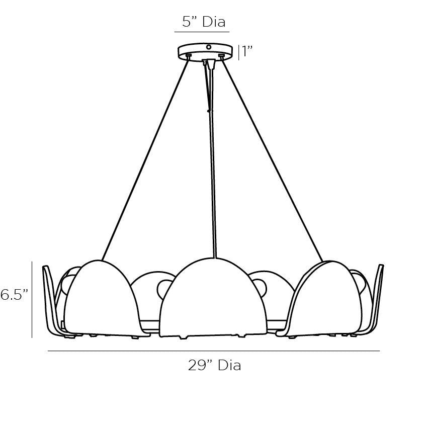 Arteriors Home Mendez Chandelier 84065