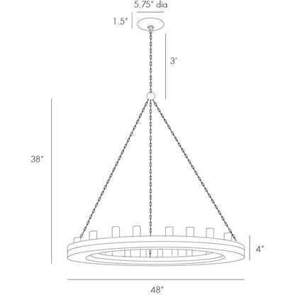 Arteriors Home Geoffrey Medium Chandelier 84174