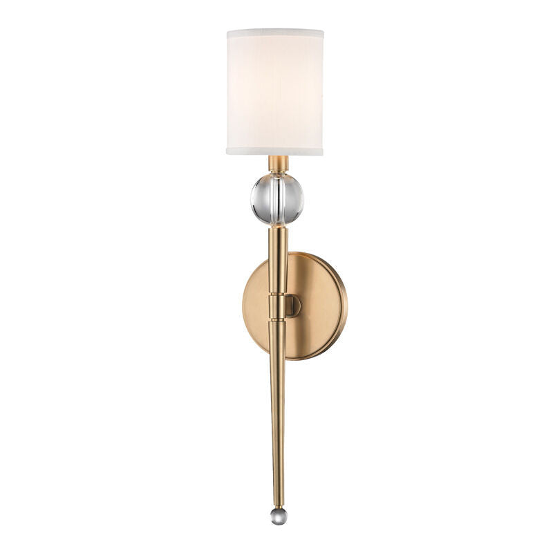 Hudson Valley Lighting Rockland Wall Sconce in Aged Brass 8421-AGB