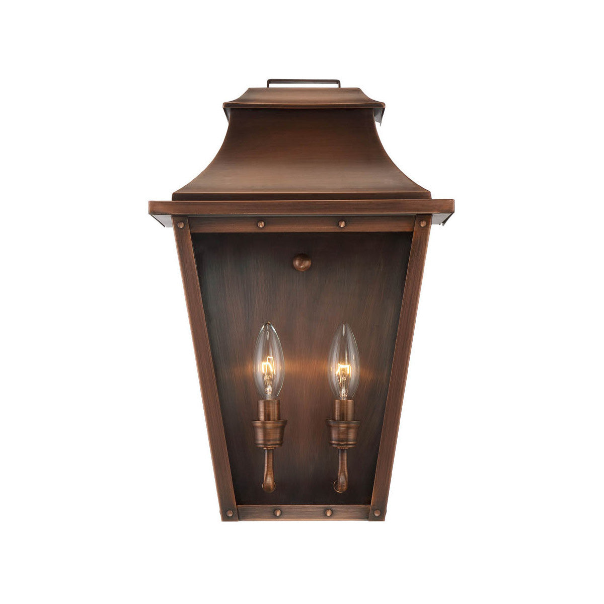 Acclaim Lighting Coventry 2-Light Copper Patina Pocket Wall Light  in Copper Patina 8424CP