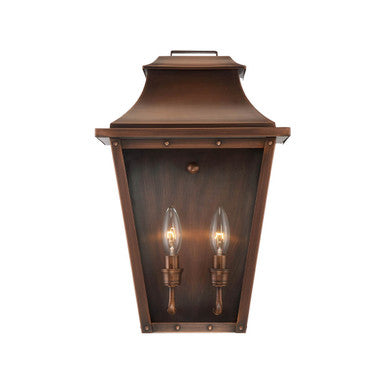 Acclaim Lighting Coventry 2-Light Copper Patina Pocket Wall Light  in Copper Patina 8424CP