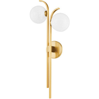 Hudson Valley Lighting Laval Wall Sconce in Aged Brass 8425-AGB