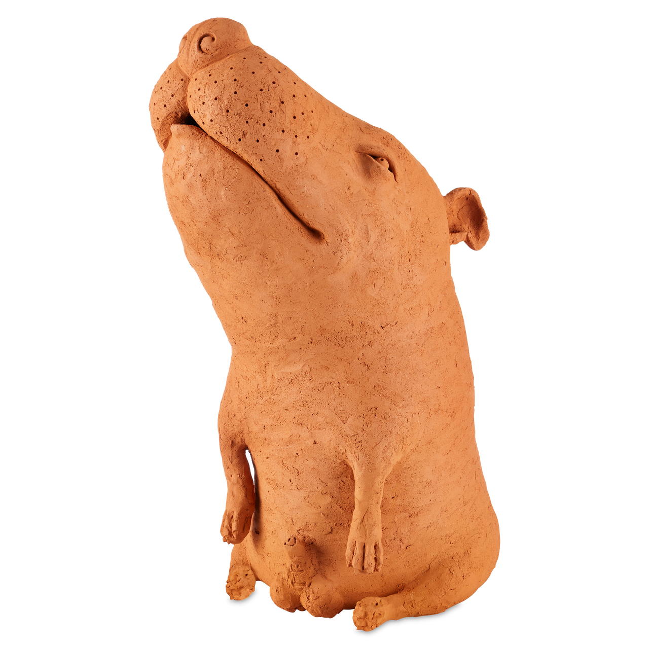 Currey & Co. 23.5" Terracotta Sam the Mutt 1200-0837