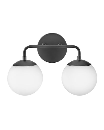 Lark Living Juniper Two Light Vanity in Black 85002BK