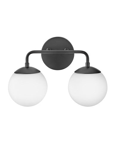 Lark Living Juniper Two Light Vanity in Black 85002BK