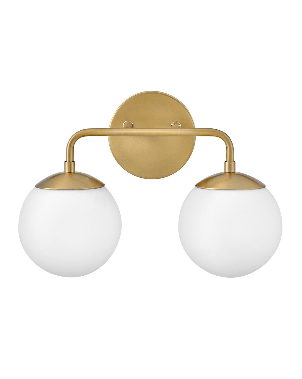 Lark Living Juniper Two Light Vanity in Lacquered Brass 85002LCB