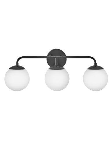 Lark Living Juniper Three Light Vanity in Black 85003BK