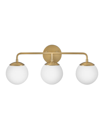 Lark Living Juniper Three Light Vanity in Lacquered Brass 85003LCB