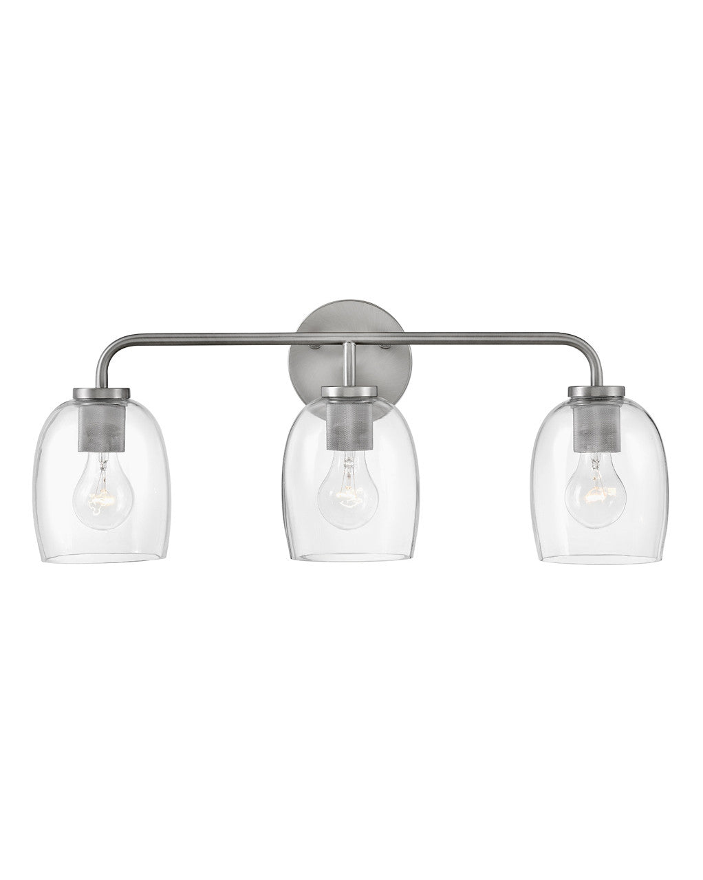 Lark Living Percy Three Light Vanity in Antique Nickel 85013AN