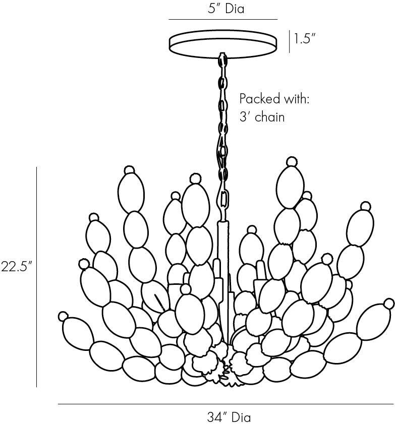 Arteriors Home Indi Chandelier 85021