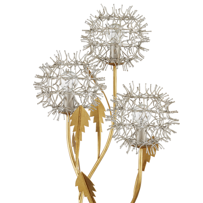 Currey & Co. Dandelion Silver & Gold Table Lamp 6000-0895