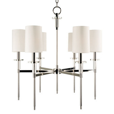 Hudson Valley Lighting Amherst Chandelier in Polished Nickel 8516-PN