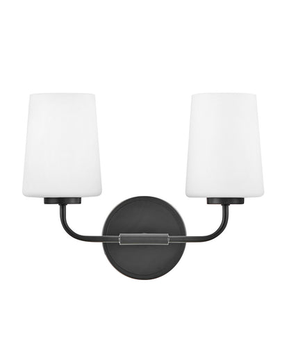 Lark Living Kline Two Light Vanity in Black 853452BK