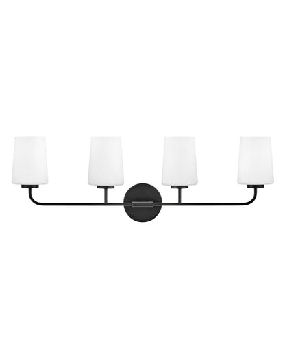 Lark Living Kline Four Light Vanity in Black 853454BK