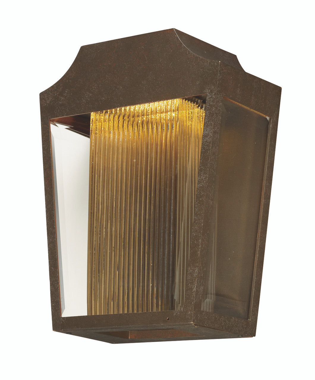 Maxim Villa LED Outdoor Wall Lantern in Adobe 85632CLTRAE