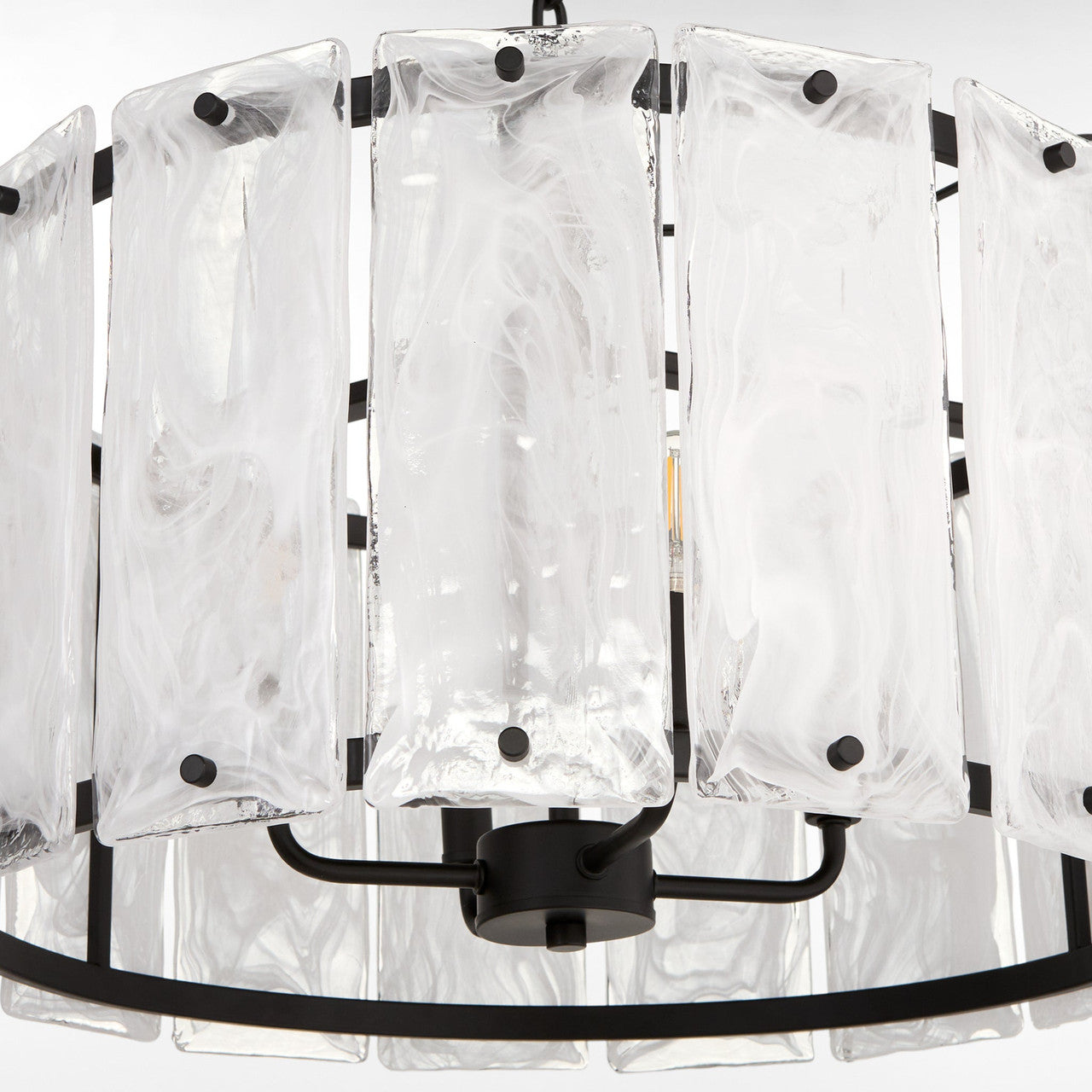 Quorum  Prestige 4 Light Pendant - Matte Black 8575-4-59