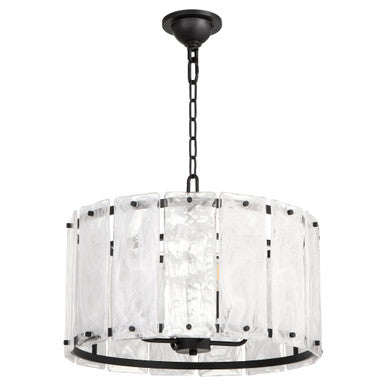 Quorum  Prestige 4 Light Pendant - Matte Black 8575-4-59