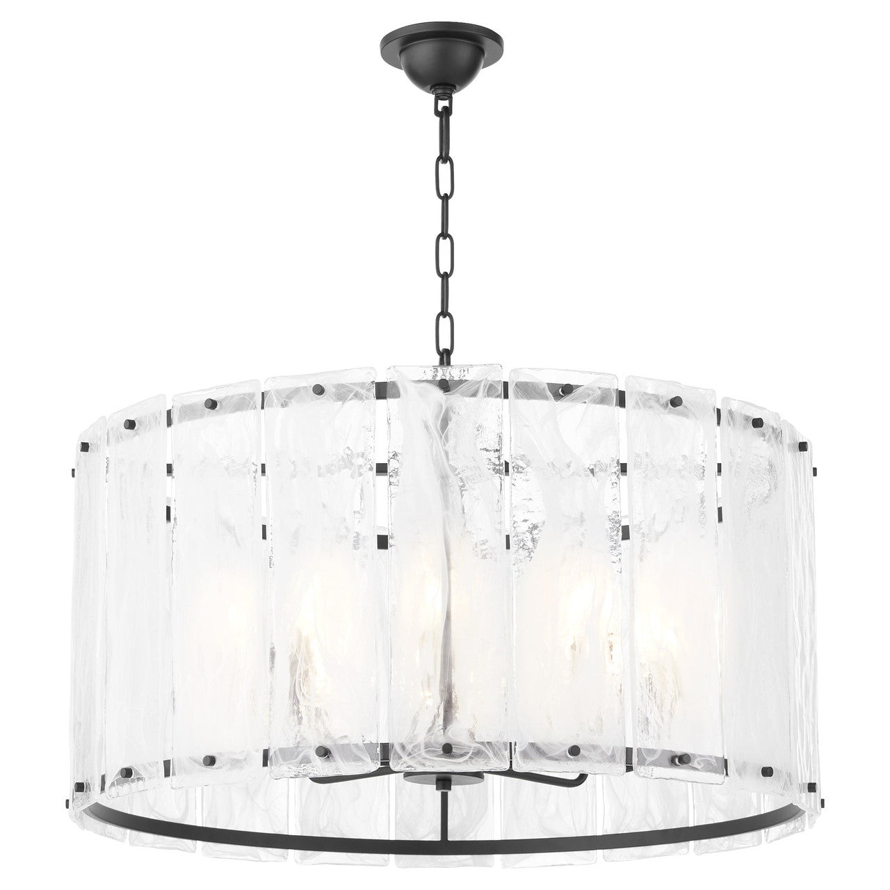 Quorum  Prestige 8 Light Pendant - Matte Black 8575-8-59