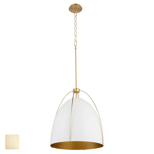 Quorum  Jamie 18" 3 Light Pendant - Aged Brass  860-3-80