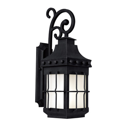 Maxim Nantucket EE 1-Light Outdoor Wall Lantern in Country Forge 86084FSCF