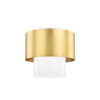 Hudson Valley Lighting Corinth Flush Mount in Aged Brass 8609-AGB