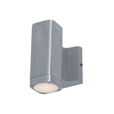 Maxim Lightray LED 2-Light Wall Sconce in Brushed Aluminum 86109AL