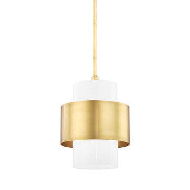 Hudson Valley Lighting Corinth Pendant in Aged Brass 8611-AGB