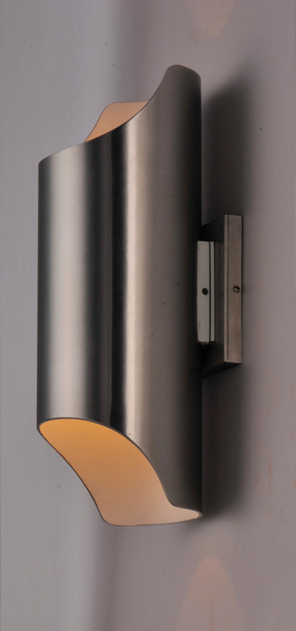 Maxim Lightray LED Outdoor Wall Sconce in Brushed Aluminum 86119AL