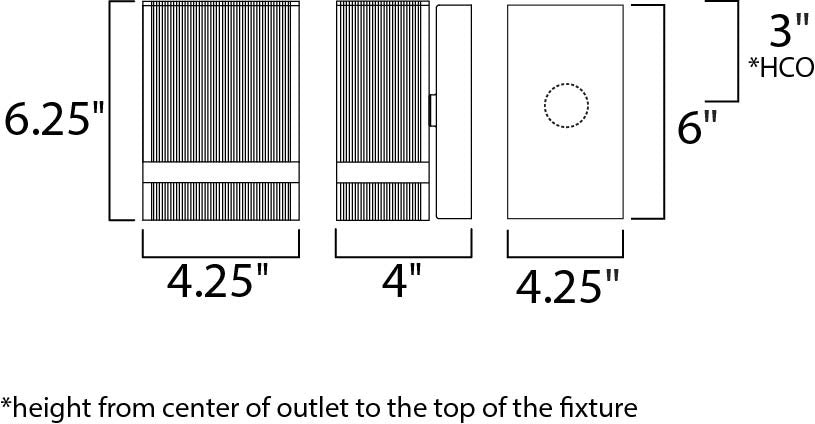 Maxim Lightray LED 1-Light Wall Sconce in Brushed Aluminum 86128AL