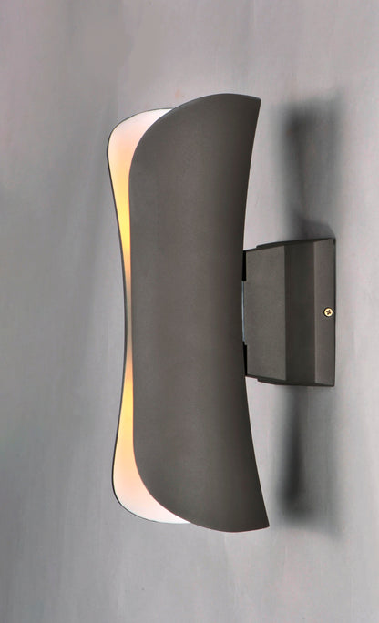 Maxim Scroll 13.5 LED Outdoor Wall Sconce in Architectural Bronze 86145ABZ