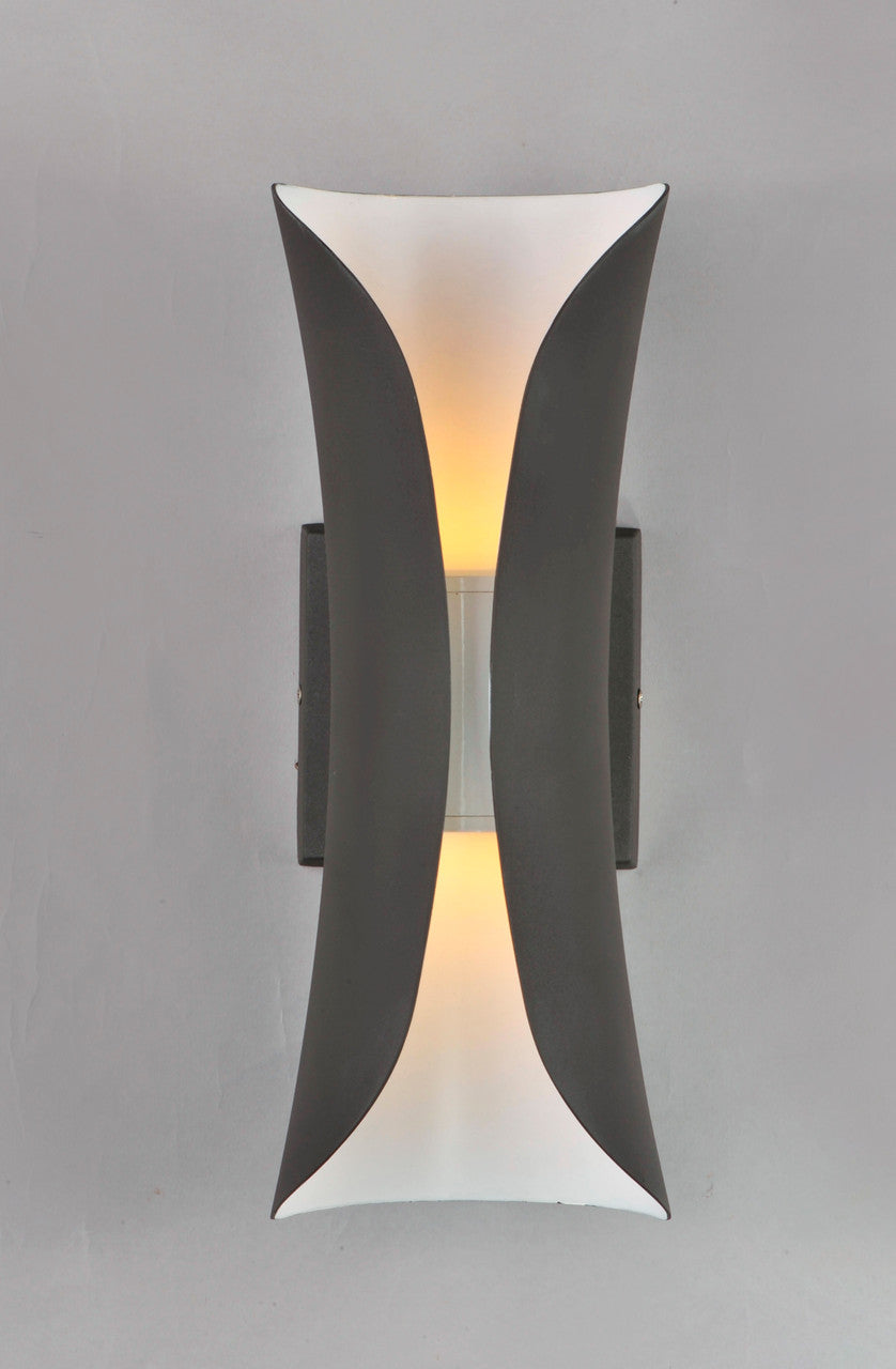 Maxim Scroll 13.5 LED Outdoor Wall Sconce in Architectural Bronze 86145ABZ