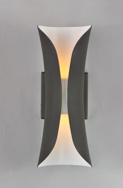 Maxim Scroll 13.5 LED Outdoor Wall Sconce in Architectural Bronze 86145ABZ