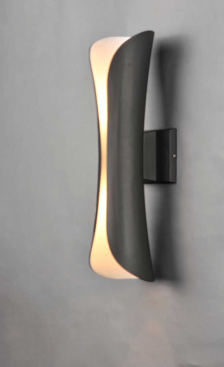 Maxim Scroll 21 LED Outdoor Wall Sconce in Architectural Bronze 86146ABZ