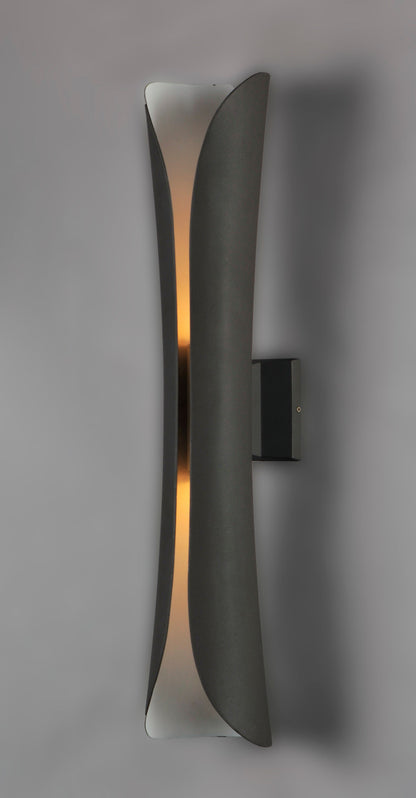 Maxim Scroll 30 LED Outdoor Wall Sconce in Architectural Bronze 86147ABZ