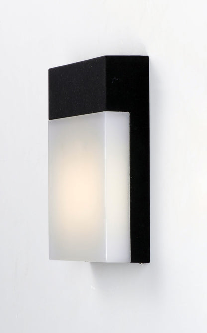 Maxim Eyebrow LED Outdoor Wall Sconce in Black 86165BK