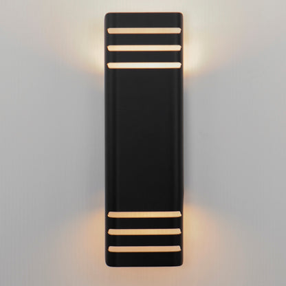 Maxim Lightray Large LED Outdoor Wall Lamp in Black 86176BK