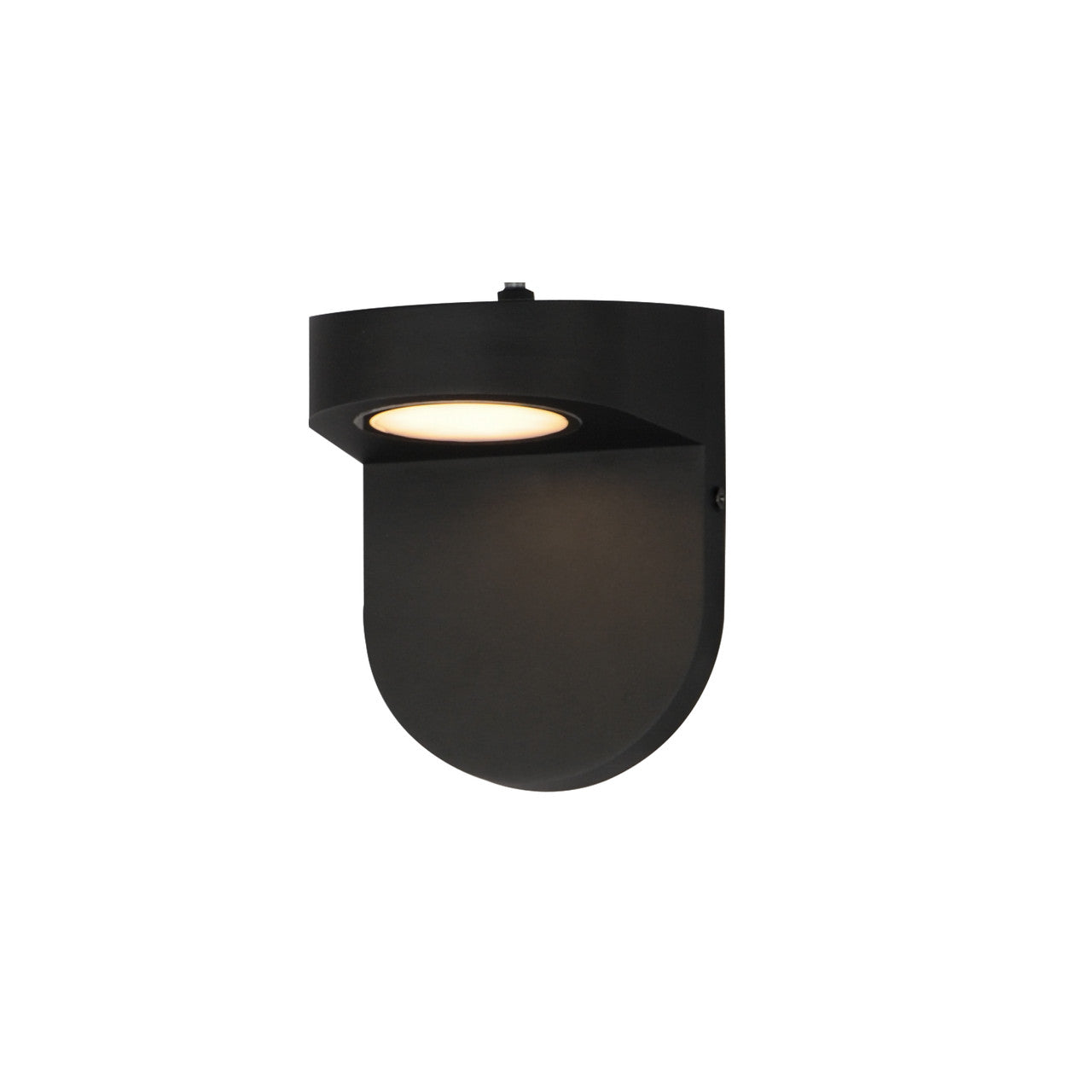 Maxim Ledge LED Outdoor Wall Sconce w/ Photocell in Black 86198BK/PHC