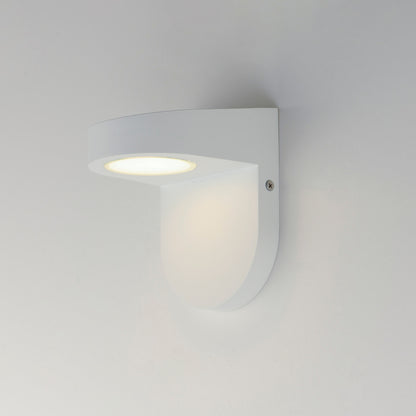 Maxim Ledge LED Outdoor Wall Sconce in White 86198WT