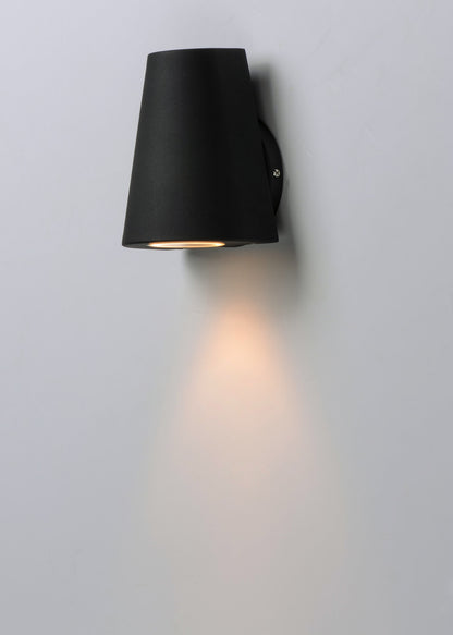 Maxim Mini 1-Light LED Outdoor Wall Sconce in Black 86199BK