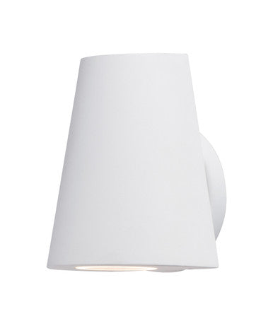 Maxim Mini 1-Light LED Outdoor Wall Sconce in White 86199WT